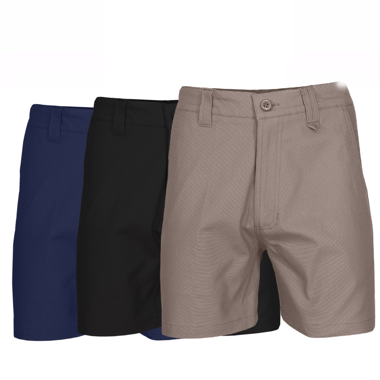 DNC Workwear Men SlimFlex Tradie Shorts Comfortable Tough Summer Work 3374- Bannav S Bannav LLC