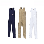 DNC Workwear Mens Cotton Drill Action Back Overall Comfortable Work 3121- Bannav S Bannav LLC