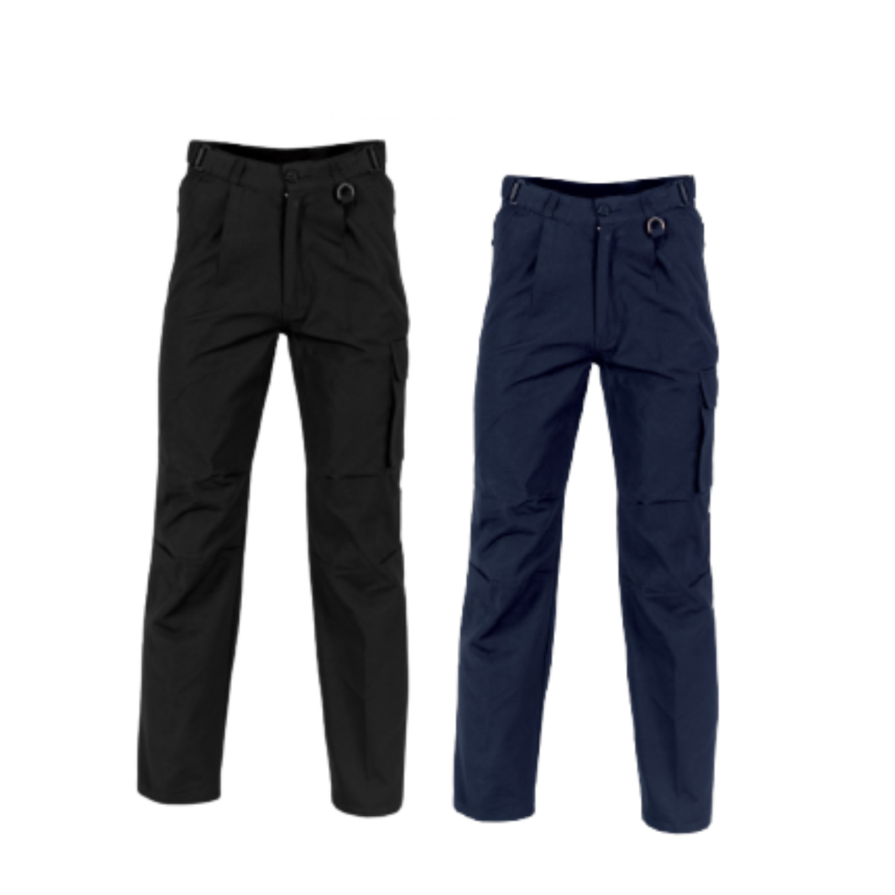 DNC Workwear Mens Mens P/V Pleat Front Pants Comfortable Work Comfort 4502- Bannav S Bannav LLC