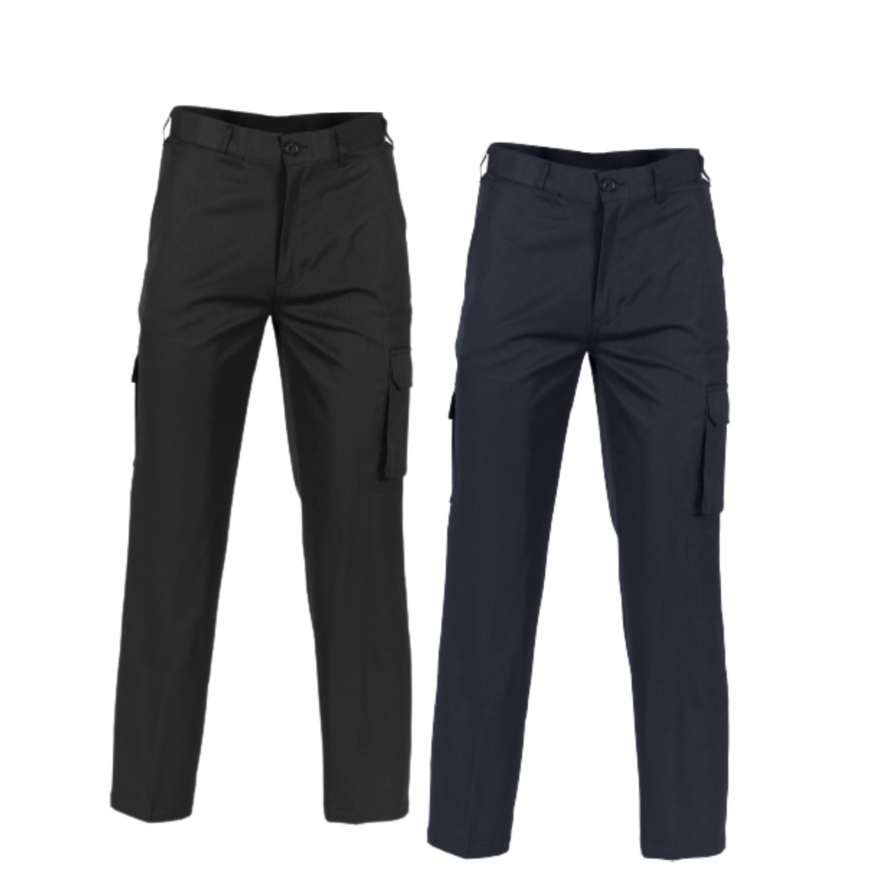DNC Workwear Mens Permanent Press Cargo Pants Comfortable Work 4504- Bannav S Bannav LLC