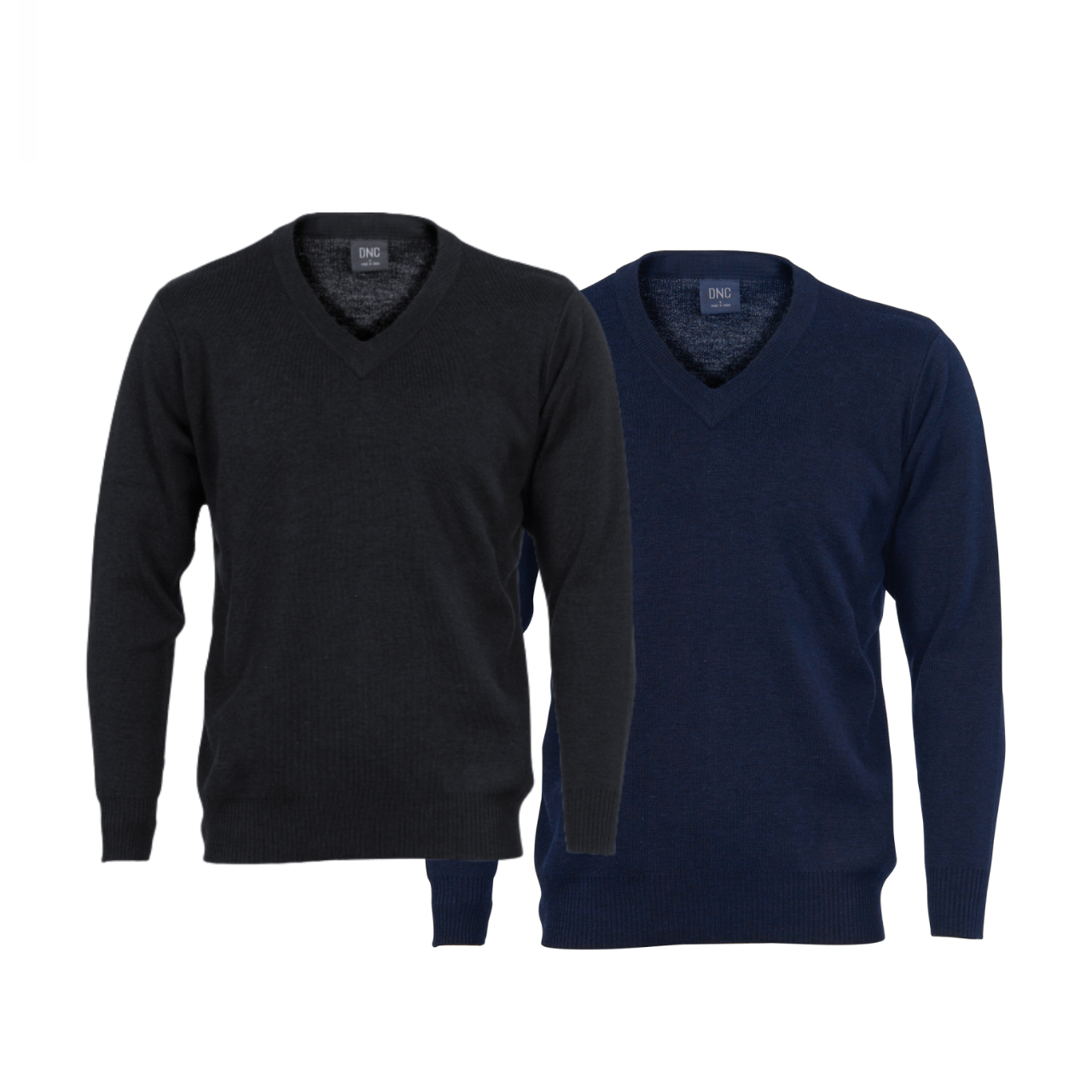 DNC Workwear Mens Pullover Jumper Wool Blend Work Body Warmer Winter Safety 4321- Bannav S Bannav LLC
