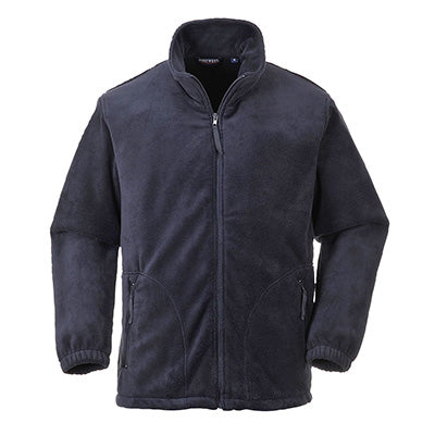 Portwest Mens Aran Fleece Jumper Middleweight Full Zip Long Sleeve Jacket F205- Bannav S Bannav LLC