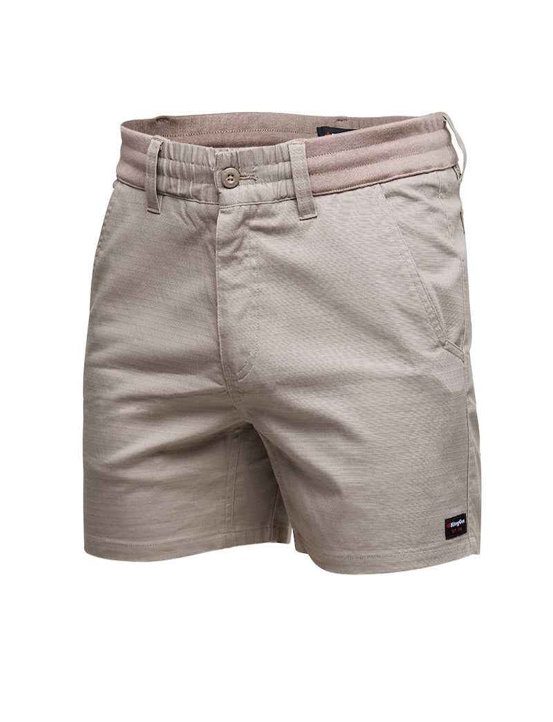 KingGee Mens Comfort Waist Short Short Toughs Durable Stretch Ripstop K17012- Bannav S Bannav LLC