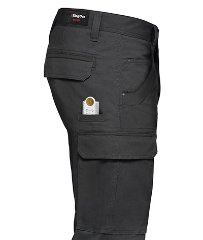 KingGee Mens Tradies Stretch Cargo Pants Durable Cotton Tough Safety Work K69860- Bannav S Bannav LLC