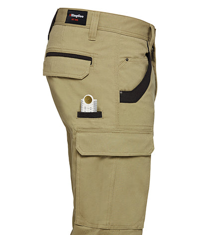 KingGee Mens Tradies Stretch Cargo Pants Durable Cotton Tough Safety Work K69860- Bannav S Bannav LLC