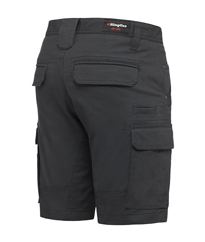 KingGee Mens Tradies Stretch Cargo Shorts Tough Work Safety Utility Comfy K69870- Bannav S Bannav LLC