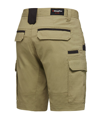 KingGee Mens Tradies Stretch Cargo Shorts Tough Work Safety Utility Comfy K69870- Bannav S Bannav LLC