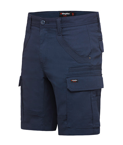 KingGee Mens Tradies Stretch Cargo Shorts Tough Work Safety Utility Comfy K69870- Bannav S Bannav LLC