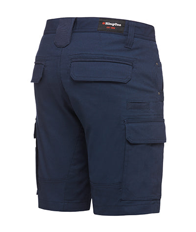 KingGee Mens Tradies Stretch Cargo Shorts Tough Work Safety Utility Comfy K69870- Bannav S Bannav LLC