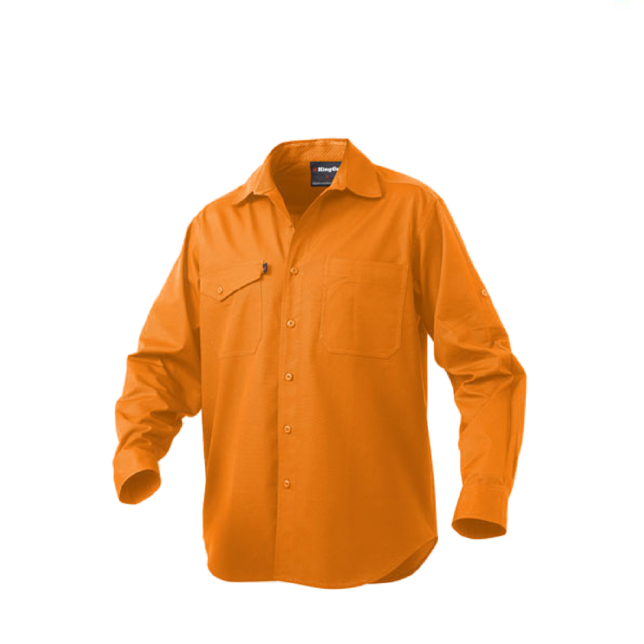 KingGee Mens Workcool 2 Hi-Vis Shirt Long Sleeve Comfort Work Lightweight K54805- Bannav S Bannav LLC