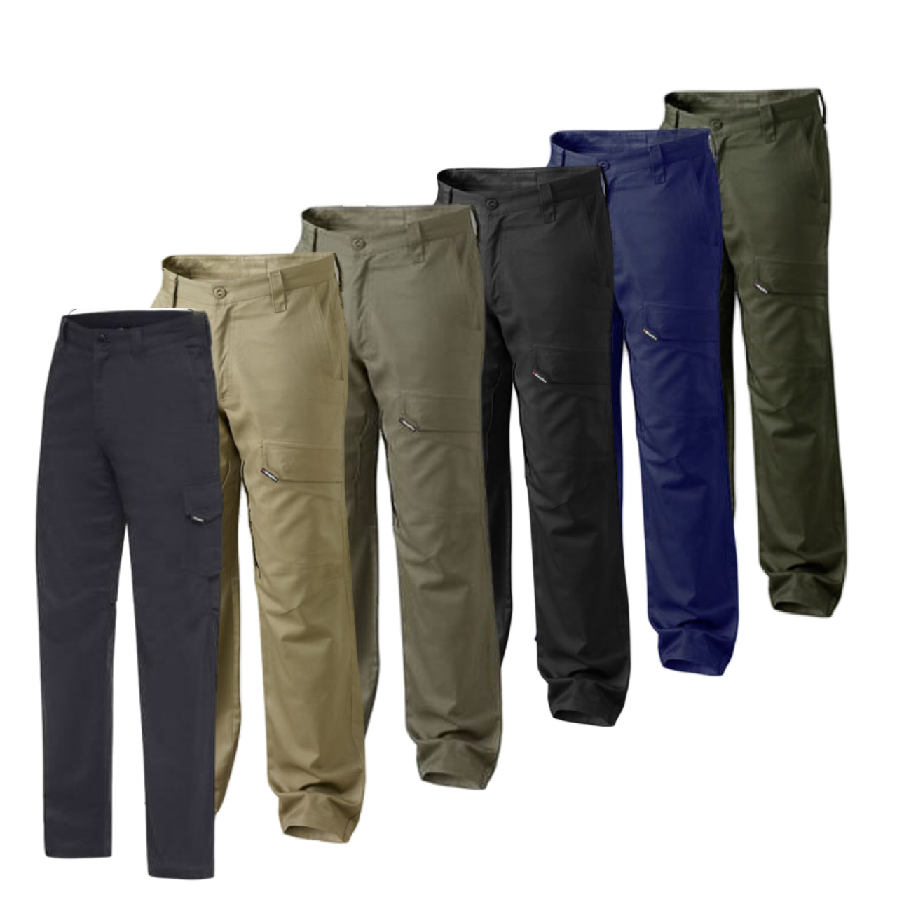 KingGee Mens Workcool 2 Pants Reinforced Cargo Lightweight Work Safety K13820- Bannav S Bannav LLC