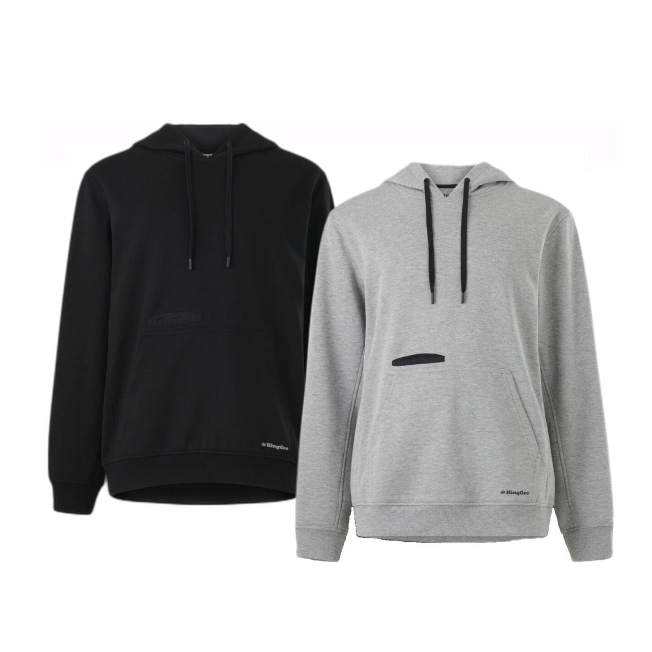 KINGGEE Originals Hoodie Fleece Winter Warm  Comfy Ribbed Hems Draw Cord K05008- Bannav S Bannav LLC