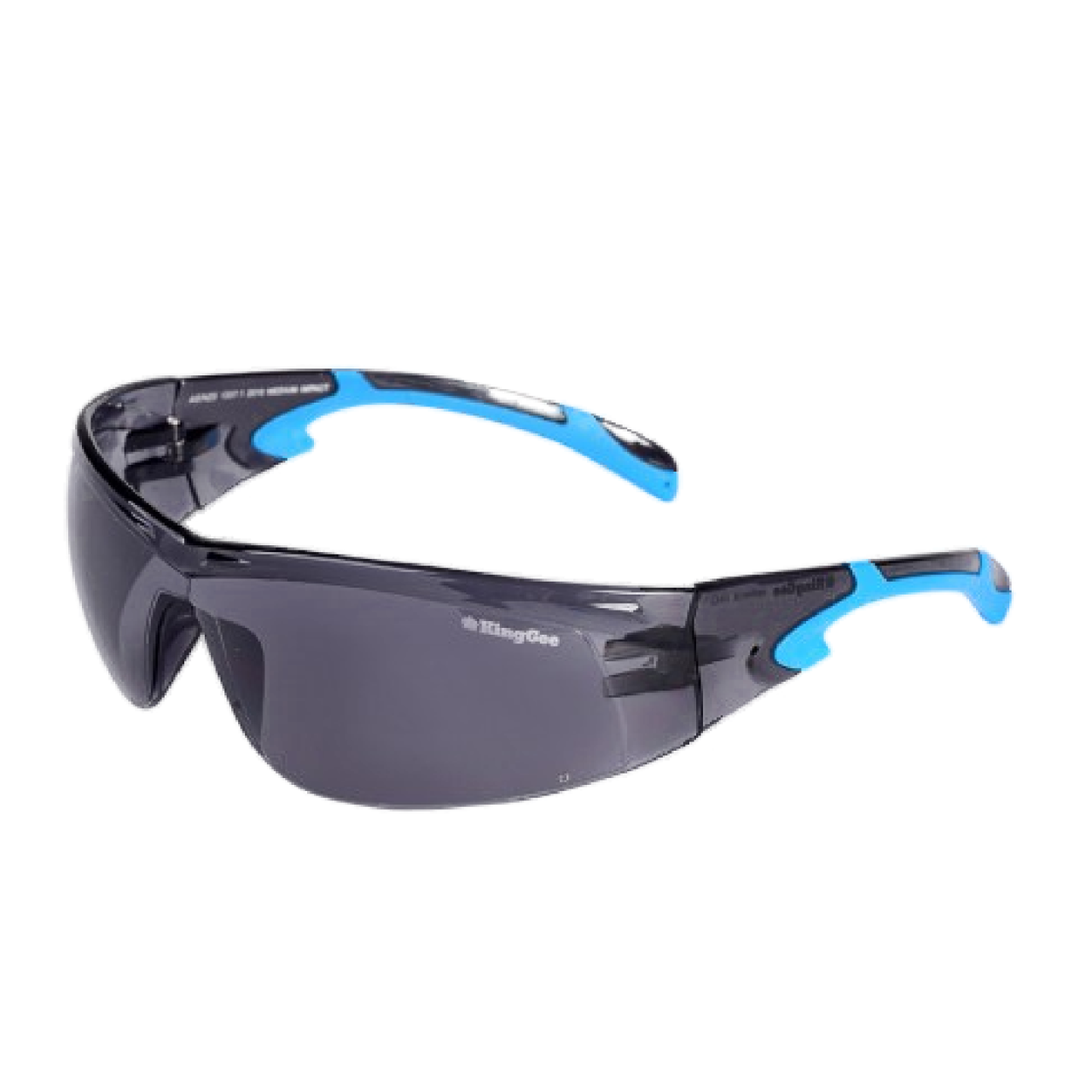 KingGee Unisex Drill Smoke Grey Work Safety Glasses Clear Lens K99073- Bannav S Bannav LLC