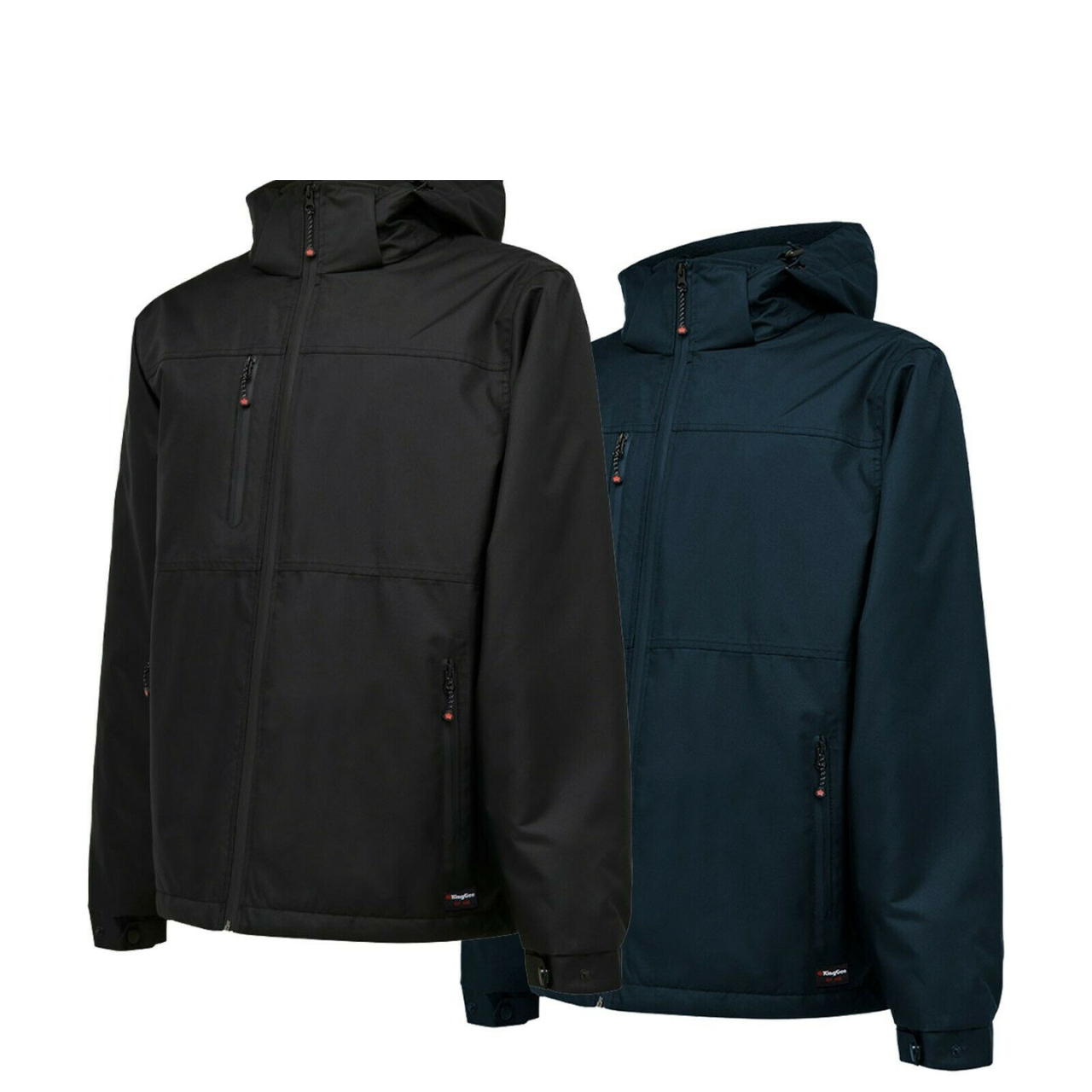 KingGee Winter Insulated Jacket Weather Rain Waterproof Hood Fleece K05025- Bannav S Bannav LLC