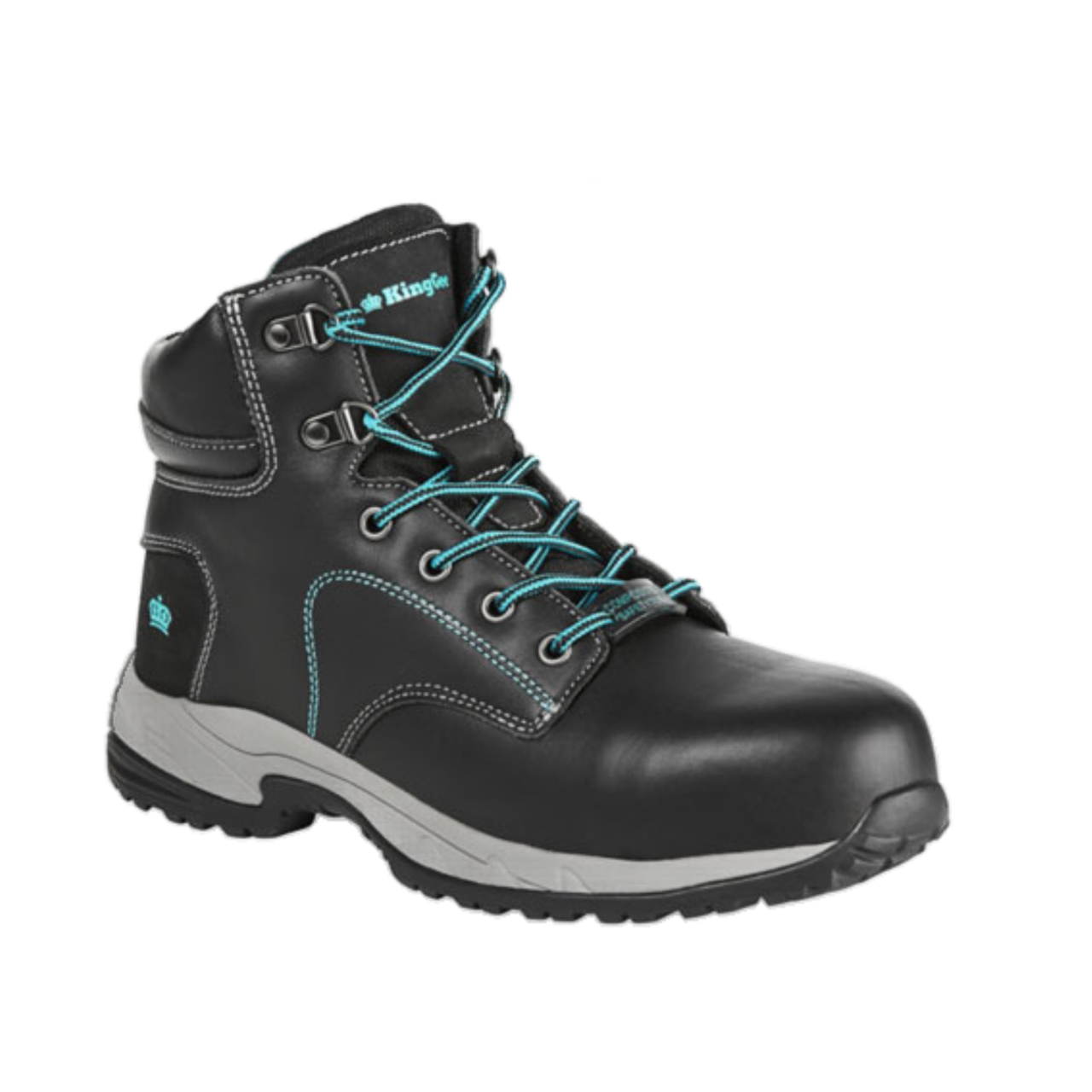 KingGee Womens Tradie Zip Water Resistant Full Leather Work Safety Toe K27360- Bannav S Bannav LLC