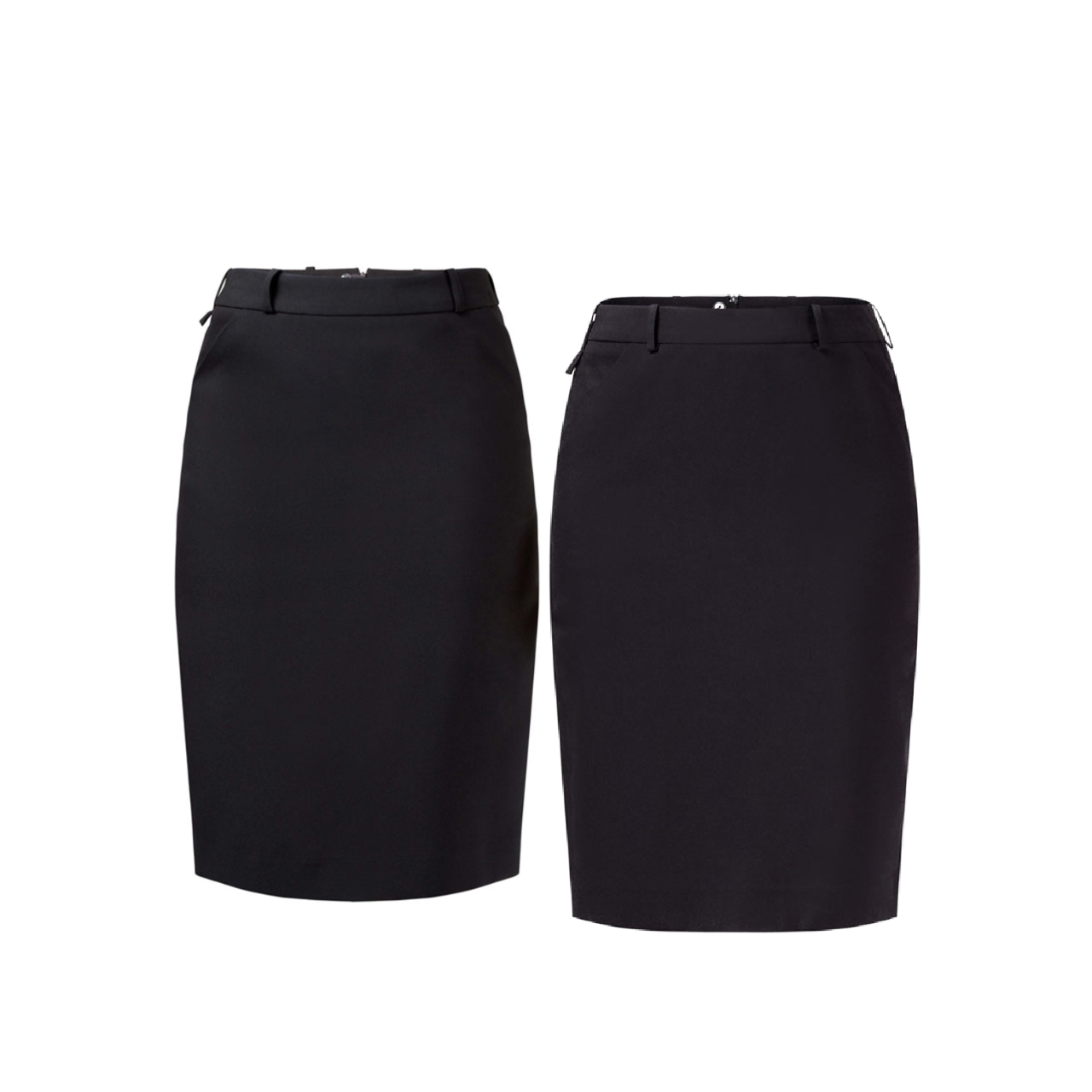 NNT Womens Helix Dry Poly Pleat Skirt Waist Band Detail Zip Business CAT2NJ- Bannav S Bannav LLC