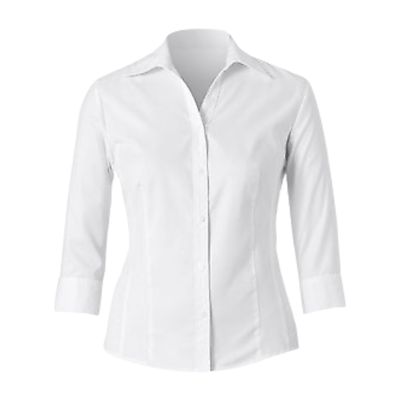 NNT Mens Textured Twill 3/4 Darted White Collared Business Shirt CAT4JG- Bannav S Bannav LLC