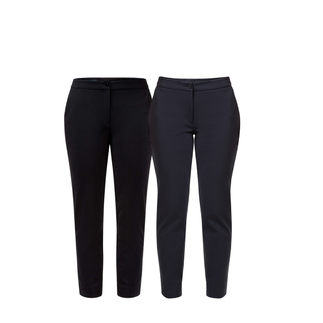 NNT Womens Ponte Knit Slim Formal Pant Slim Leg Fit Tough Business Pants CAT3KM- Bannav S Bannav LLC