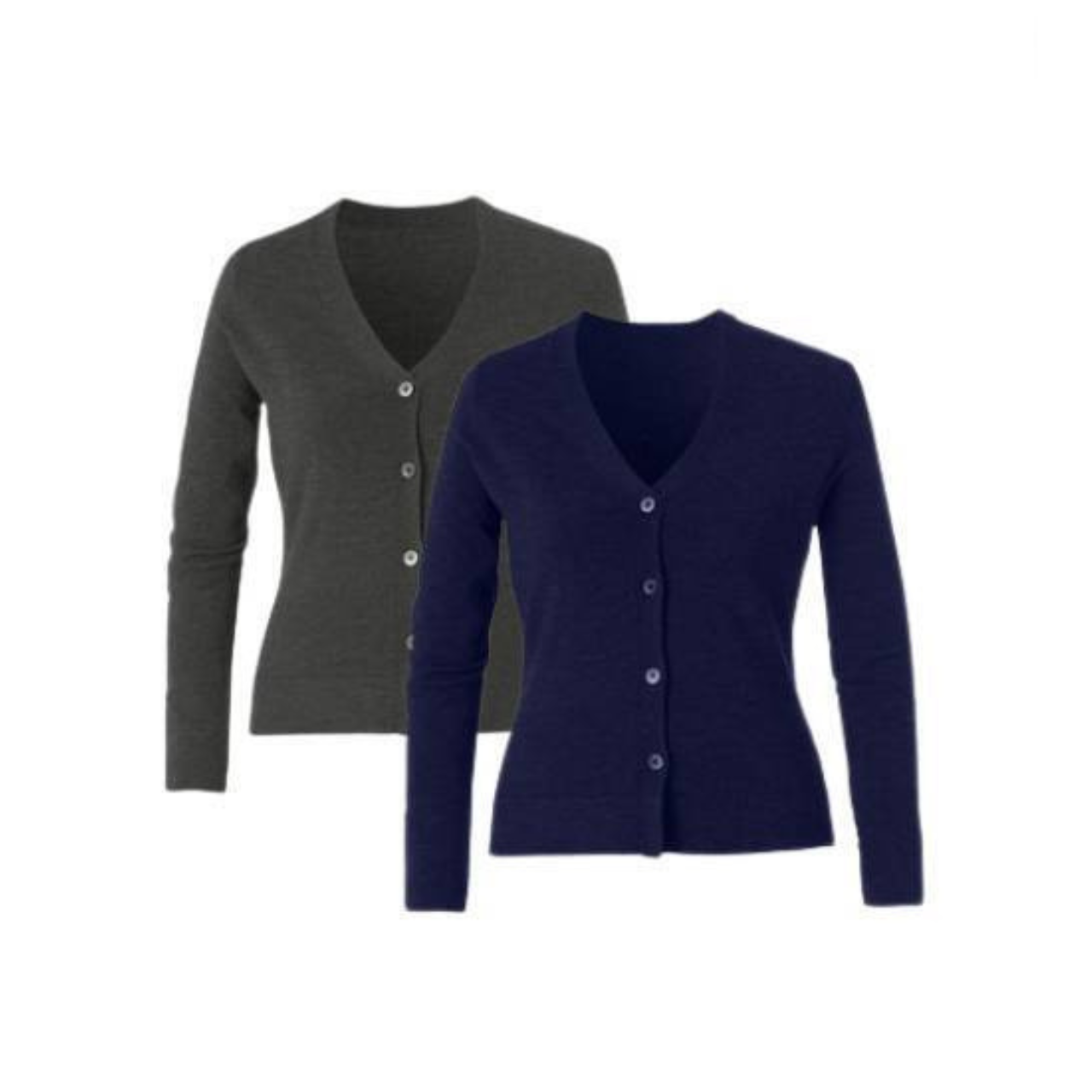 NNT Womens Pure Wool V-Neck Button Up Cardigan Classic Fit CAT518- Bannav S Bannav LLC