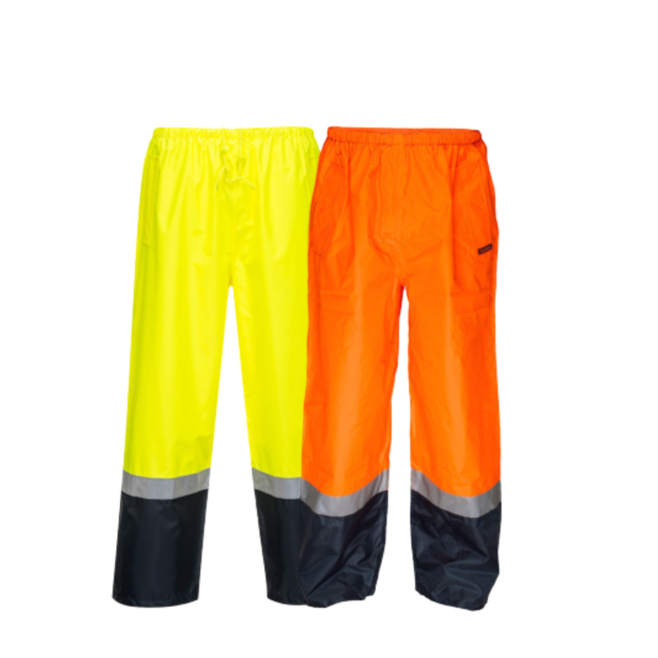 Portwest Mens Wet Weather Leisure Pants Waterproof Hi-Vis Work Reflective MP202- Bannav S Bannav LLC