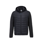 Portwest KX3 Baffle Jacket Front Zip Opening Hooded Grey Marle Jacket Comfy T832- Bannav S Bannav LLC