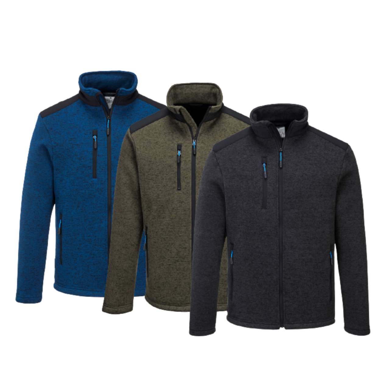 Portwest KX3 Performance Fleece Front Zip Opening Long Sleeve Jacket T830- Bannav S Bannav LLC