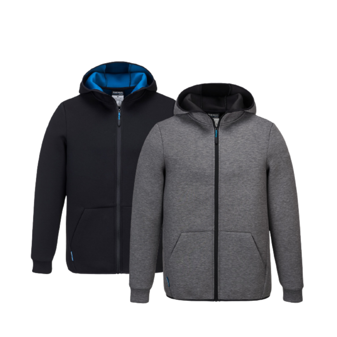 Portwest KX3 Technical Fleece Front Zip Opening Comfortable Hooded Jacket T831- Bannav S Bannav LLC