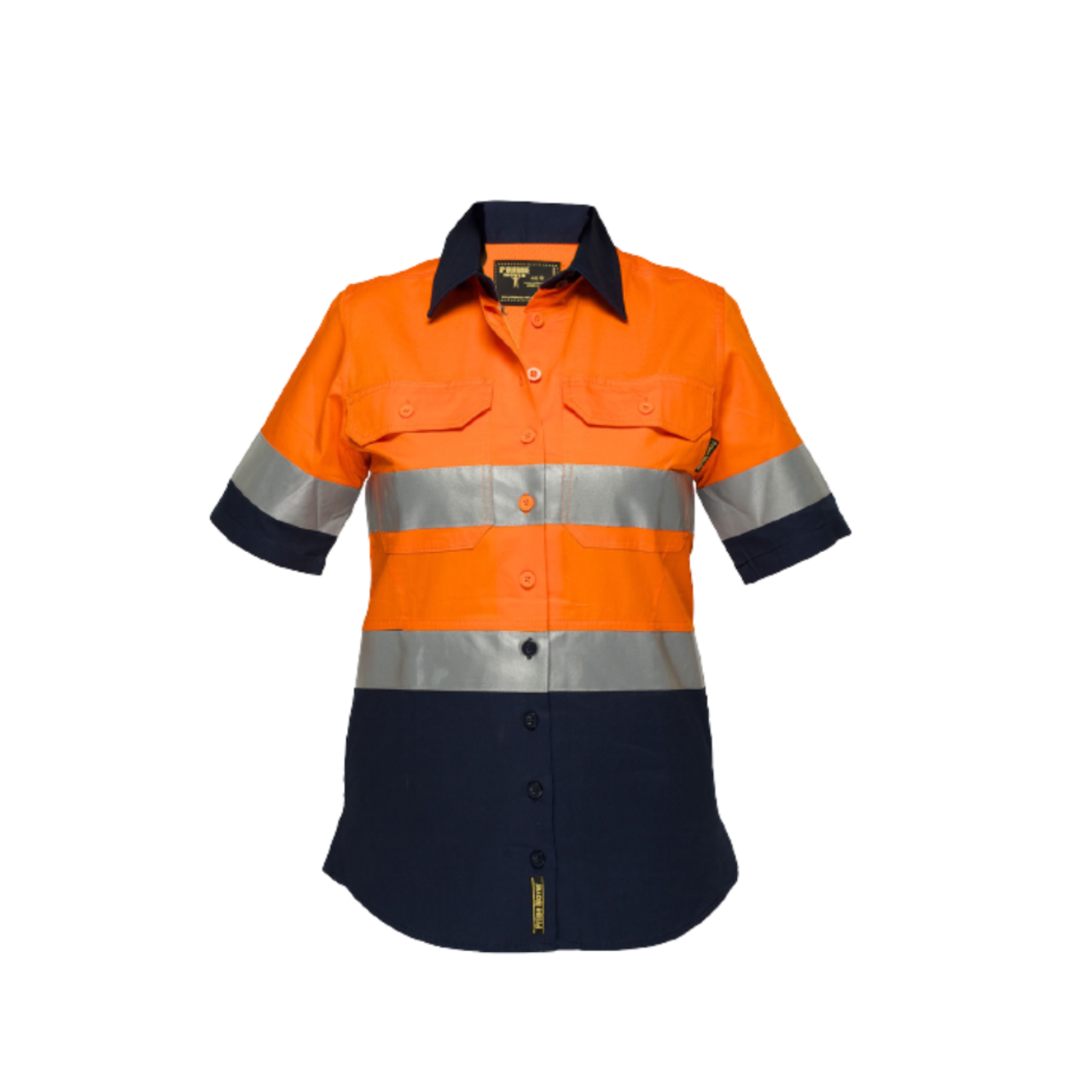 Portwest Ladies 2 Tone Lightweight Short Sleeve Shirt with Tape Hi VisTex ML809- Bannav S Bannav LLC