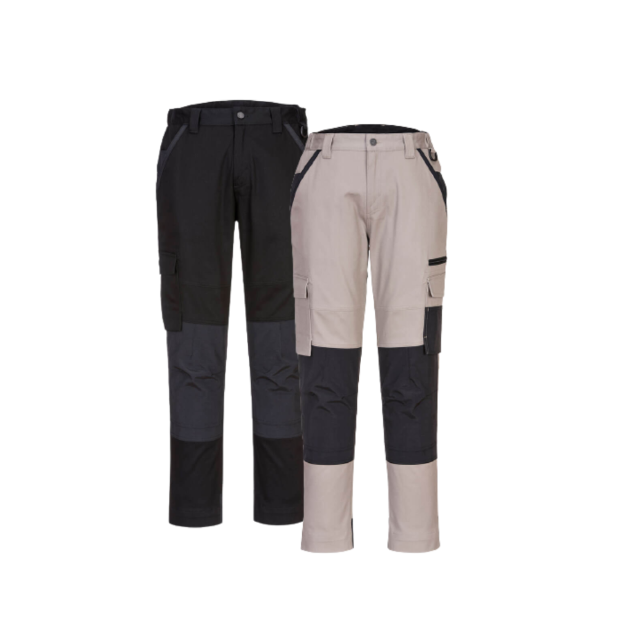 Portwest Ladies Stretch Slim Fit Trade Pants Cotton Cargo Pants Comfort LP402- Bannav S Bannav LLC