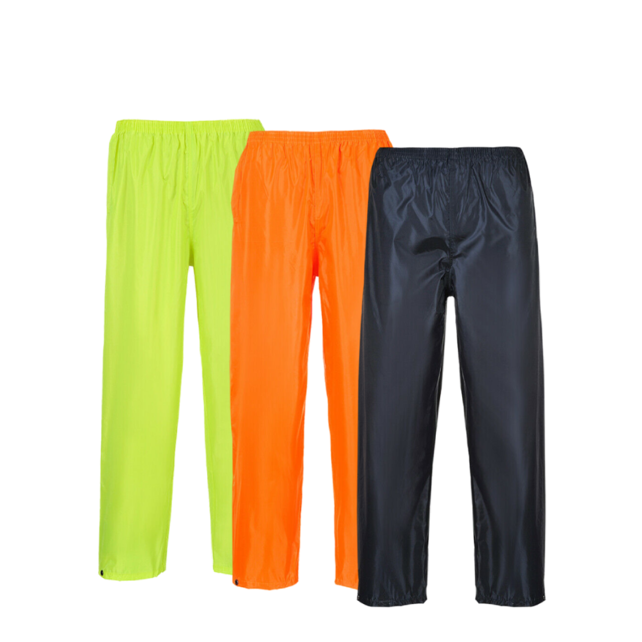 Portwest Mens Classic Adult Rain Pants Lightweight Pant Waterproof Safety S441- Bannav S Bannav LLC