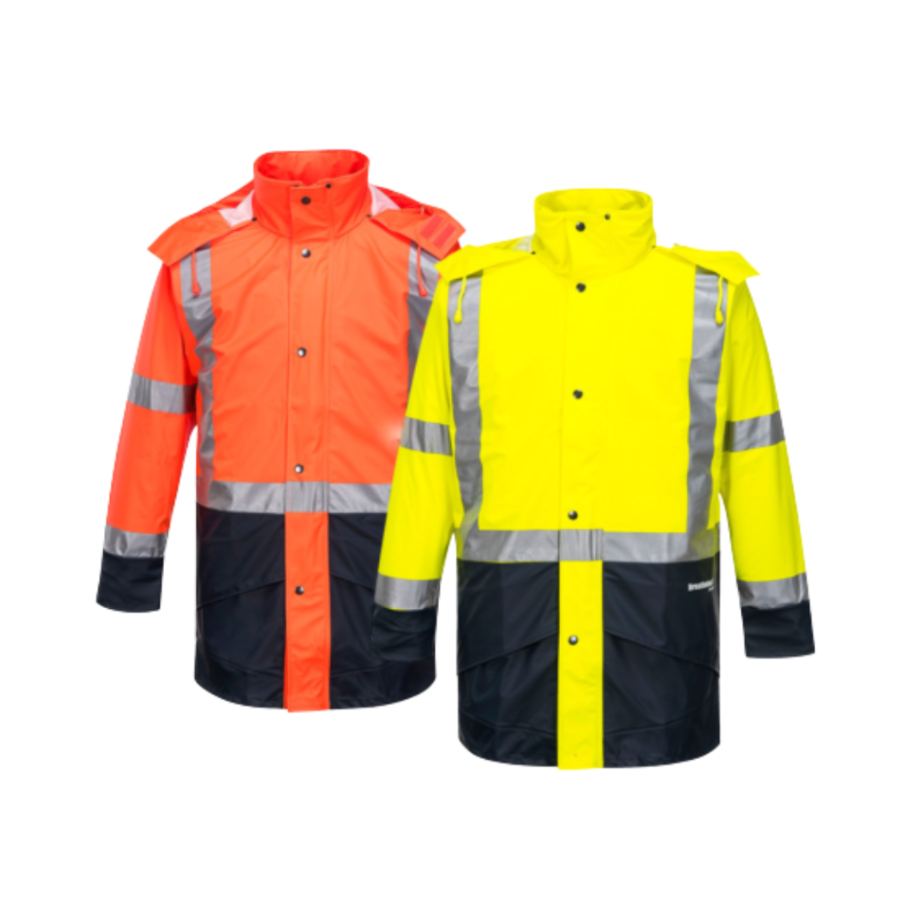 Portwest Mens Huski Farmers Hi-Vis Jacket Waterproof Breathable Taped K8104- Bannav S Bannav LLC