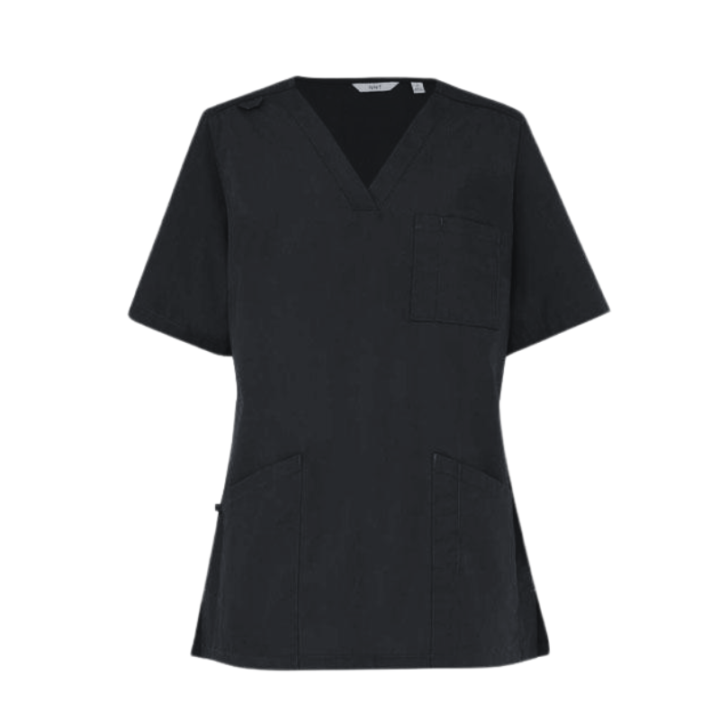 NNT Uniforms Womens Mayo Scrub Top Durable Nurse Poly Cotton Chest Pocket CATUMN- Bannav S Bannav LLC