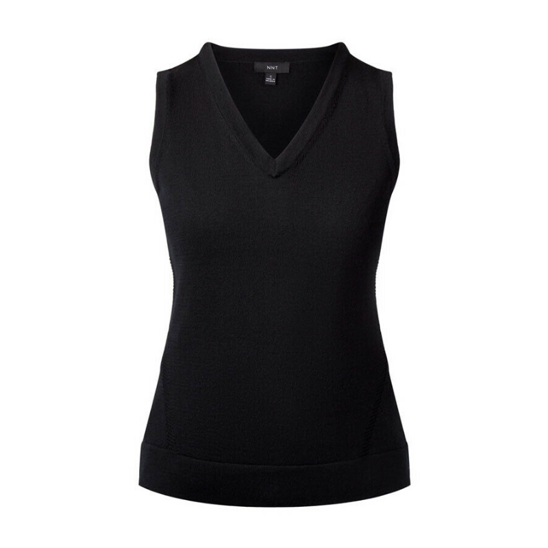 NNT Womens Pure Wool Formal Vest Classic Fit Fully Business Body Warmer CAT5AQ- Bannav S Bannav LLC