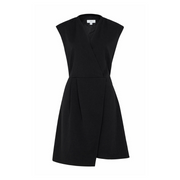 NNT Womens Sleeveless Dress Wrap Comfortable Knee Length Classic Fit CAT67Z- Bannav S Bannav LLC