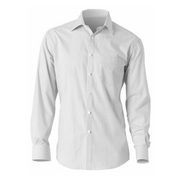 NNT Mens Cotton Shirt Fine Stripe Long Sleeve Cutaway Collar Business CATD1D- Bannav S Bannav LLC