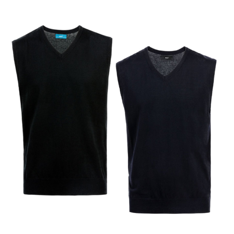 NNT Mens Fashioned Knit Jacket V-Neck Winter Warm Comfort Sleeveless Vest CATF24- Bannav S Bannav LLC