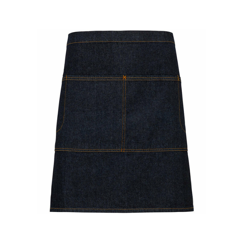 NNT Chef Work Half Apron No Pockets Durable Polycotton Tough Heavyweight CATK2C- Bannav S Bannav LLC
