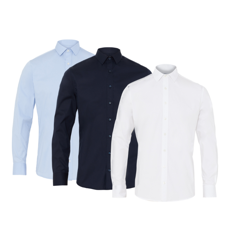 NNT Mens Business Long Sleeve Shirt Avignon Regular Fit Formal Shirts CATJDG- Bannav S Bannav LLC