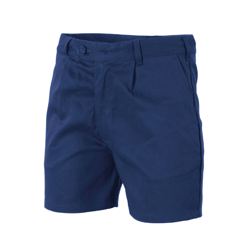 DNC Workwear Men Cotton Drill Belt Loop Short Comfortable Tough Work 3303- Bannav S Bannav LLC