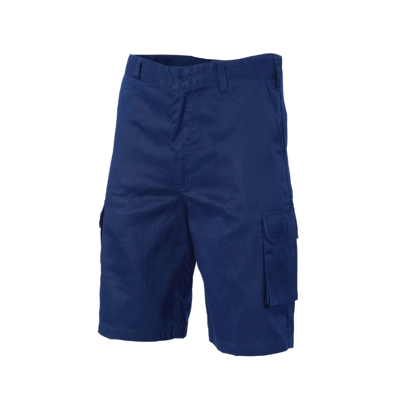 DNC Workwear Men Middleweight Cool-Breeze Cotton Cargo Shorts Summer Work 3310- Bannav S Bannav LLC