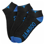 Elwood  Mens 3 Pack Workwear Bamboo Ankle Sock Cotton Comfy Toe Protect EWD905- Bannav S Bannav LLC