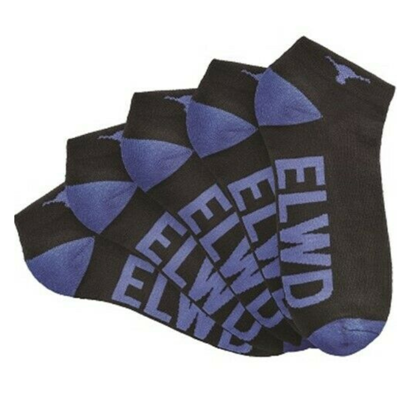 Elwood Mens 3 Pack Workwear Ankle Sock Cotton Comfy Toe Protect EWD902- Bannav S Bannav LLC