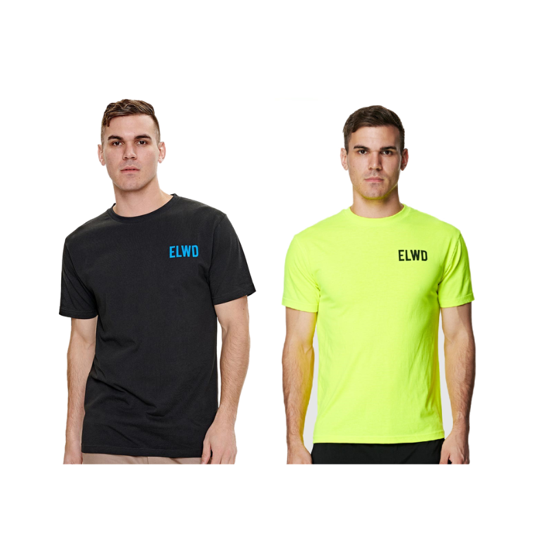 Elwood Mens Bulls Elwd Tee Cotton Short Sleeve Stretch T-Shirt Work EWD811- Bannav S Bannav LLC