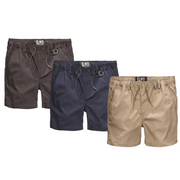 Elwood Mens Elastic Basic Short Summer Stretch Comfortable Workwear EWD204- Bannav S Bannav LLC