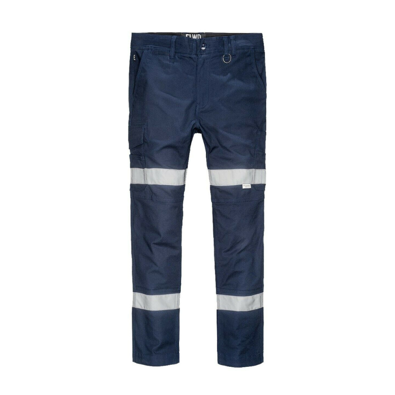 Mens Elwood Work Road Pants Stretch Canvas Phone Pocket Taped Safety Slim EWD106- Bannav S Bannav LLC