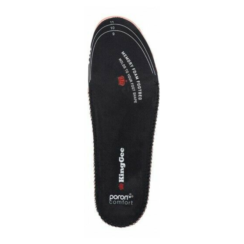 KingGee Mens Tradie Insoles Memory Foam Comfort Trim To Fit Work Safety K09500- Bannav S Bannav LLC