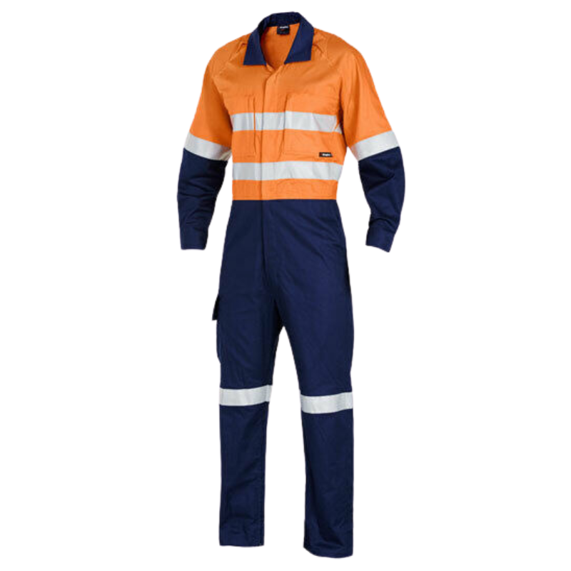KingGee Mens WorkCool 2 Spliced Overall Work Comfy Safety Cotton Ripstop K51540- Bannav S Bannav LLC