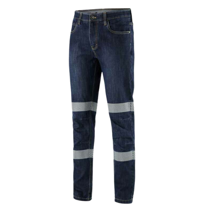 KingGee Mens Urban Coolmax Bio Motion Stretch Jeans Taped Denim Work K53007- Bannav S Bannav LLC
