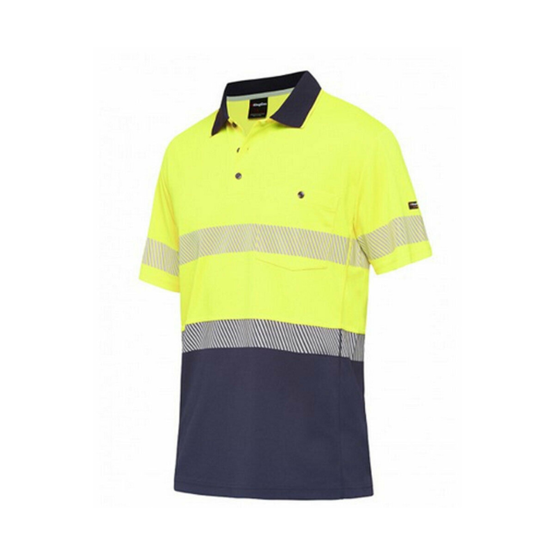 KingGee Men Workcool Hyperfreeze Shirt Top Polo Short Sleeve Taped Work K54215- Bannav S Bannav LLC