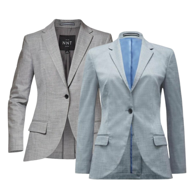 NNT Womens Formal Blazer Half Lined 1 Button Linen Look Jacket  Business CAT1E9- Bannav S Bannav LLC